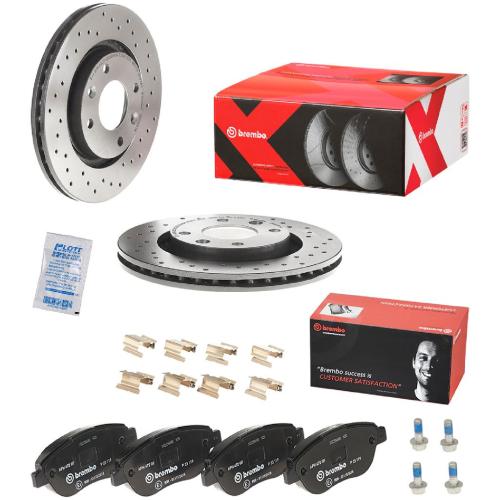 BREMBO Bremsscheibe 09.8695.1X + Bremsbelagsatz, Scheibenbremse P 23 119 Bild BREMBO Bremsscheibe 09.8695.1X + Bremsbelagsatz, Scheibenbremse P 23 119