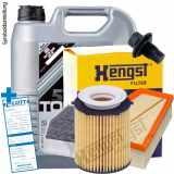 Liqui Moly Motoröl + Ölfilter + Luftfilter + Innenraumfilter + Ablassschraube