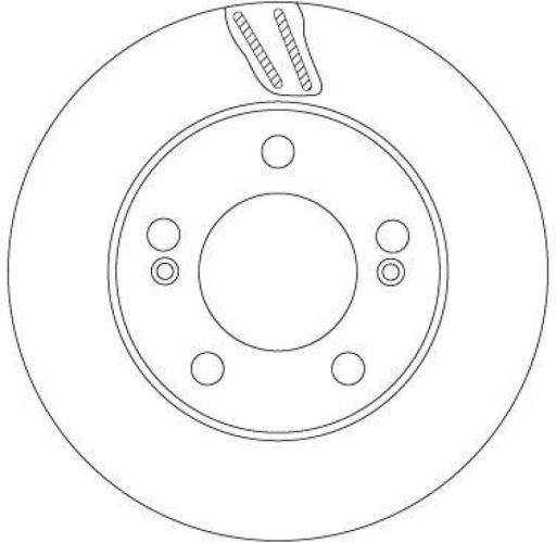 TRW Bremsscheibe DF6876 + Bremsbelagsatz, Scheibenbremse GDB3417 Bild TRW Bremsscheibe DF6876 + Bremsbelagsatz, Scheibenbremse GDB3417
