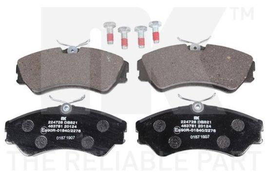 NK Bremsbelagsatz, Scheibenbremse 224728 + Bremsscheibe 204732 Bild NK Bremsbelagsatz, Scheibenbremse 224728 + Bremsscheibe 204732