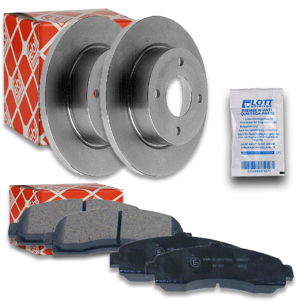 FEBI BILSTEIN Bremsscheibe 10630 + Bremsbelagsatz, Scheibenbremse 16262