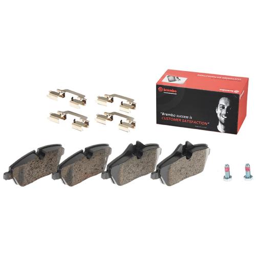 BREMBO Bremsscheibe 09.C744.11 + Warnkontakt, Bremsbelagverschleiß A 00 509 + Bremsbelagsatz, Scheibenbremse P 06 034 Bild BREMBO Bremsscheibe 09.C744.11 + Warnkontakt, Bremsbelagverschleiß A 00 509 + Bremsbelagsatz, Scheibenbremse P 06 034