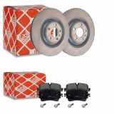 FEBI BILSTEIN Bremsbelagsatz, Scheibenbremse 116231 + Bremsscheibe 171510