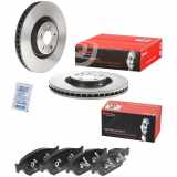 BREMBO Bremsscheibe 09.B971.11 + Bremsbelagsatz, Scheibenbremse P 85 127