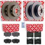 FEBI BILSTEIN Bremsscheibe 04629 + Bremsscheibe 08542 + Bremsbelagsatz, Scheibenbremse 16193 + Bremsbelagsatz, Scheibenbremse 16153