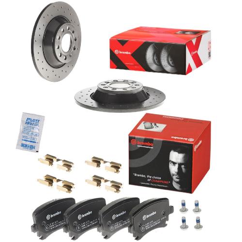 BREMBO Bremsscheibe 08.8843.2X + Bremsbelagsatz, Scheibenbremse P 85 073 Bild BREMBO Bremsscheibe 08.8843.2X + Bremsbelagsatz, Scheibenbremse P 85 073