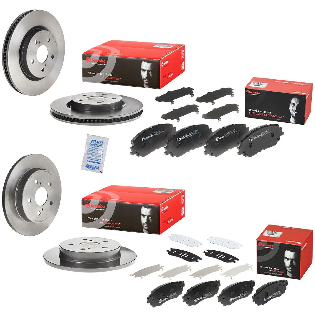 BREMBO Bremsscheibe 08.D418.11 + Bremsbelagsatz, Scheibenbremse P 83 172 + Bremsbelagsatz, Scheibenbremse P 83 160 + Bremsscheibe 09.D979.11