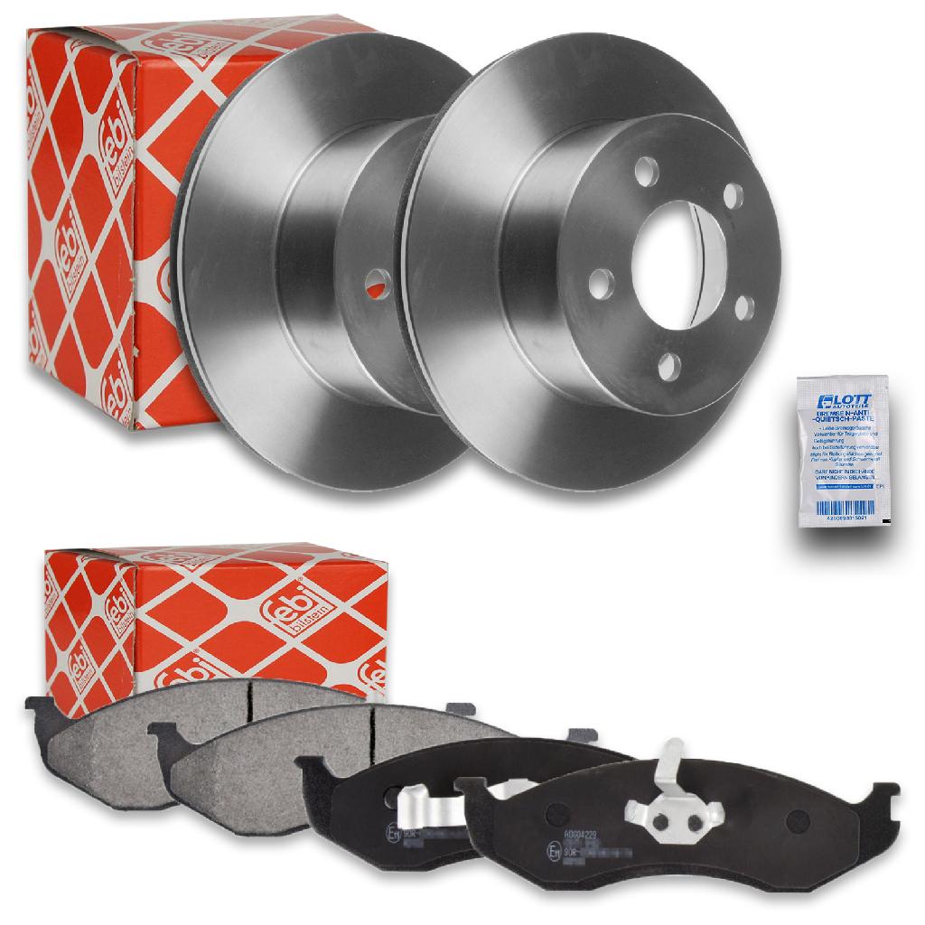 FEBI BILSTEIN Bremsscheibe 170071 + Bremsbelagsatz, Scheibenbremse 116332
