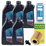 Ölwechsel Set Mann Ölfilter + Original BMW Motoröl + Ablassschraube