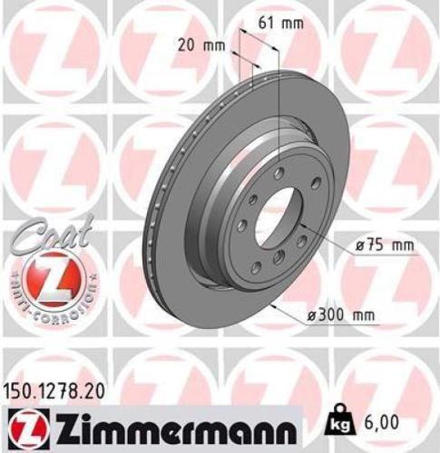 ZIMMERMANN Bremsbelagsatz, Scheibenbremse 20995.170.1 + Bremsscheibe 150.1278.20 BREMBO Warnkontakt, Bremsbelagverschleiß A 00 226 Bild ZIMMERMANN Bremsbelagsatz, Scheibenbremse 20995.170.1 + Bremsscheibe 150.1278.20 BREMBO Warnkontakt, Bremsbelagverschleiß A 00 226