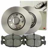 NK Bremsscheibe 203608 + Bremsbelagsatz, Scheibenbremse 223609