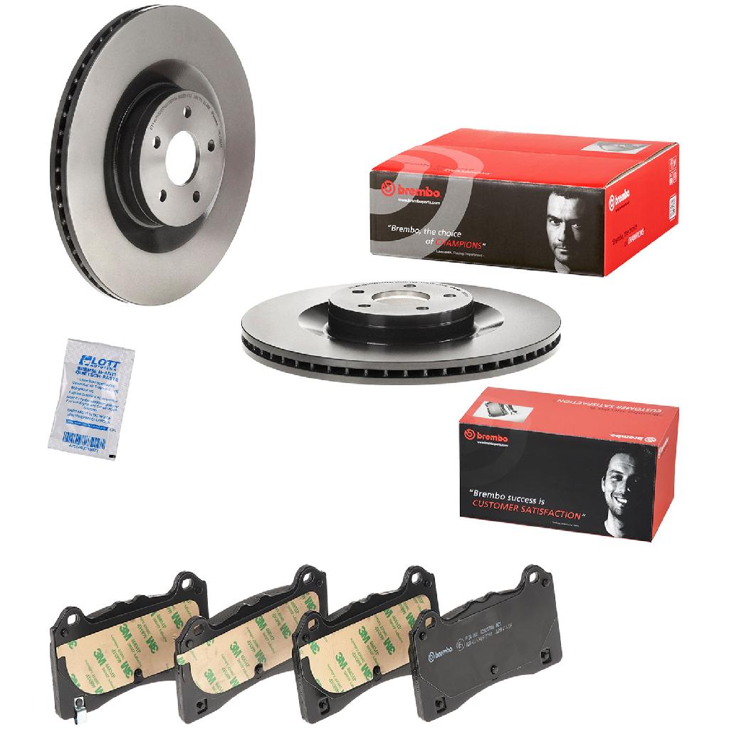 BREMBO Bremsbelagsatz, Scheibenbremse P 24 202 + Bremsscheibe 09.D574.11