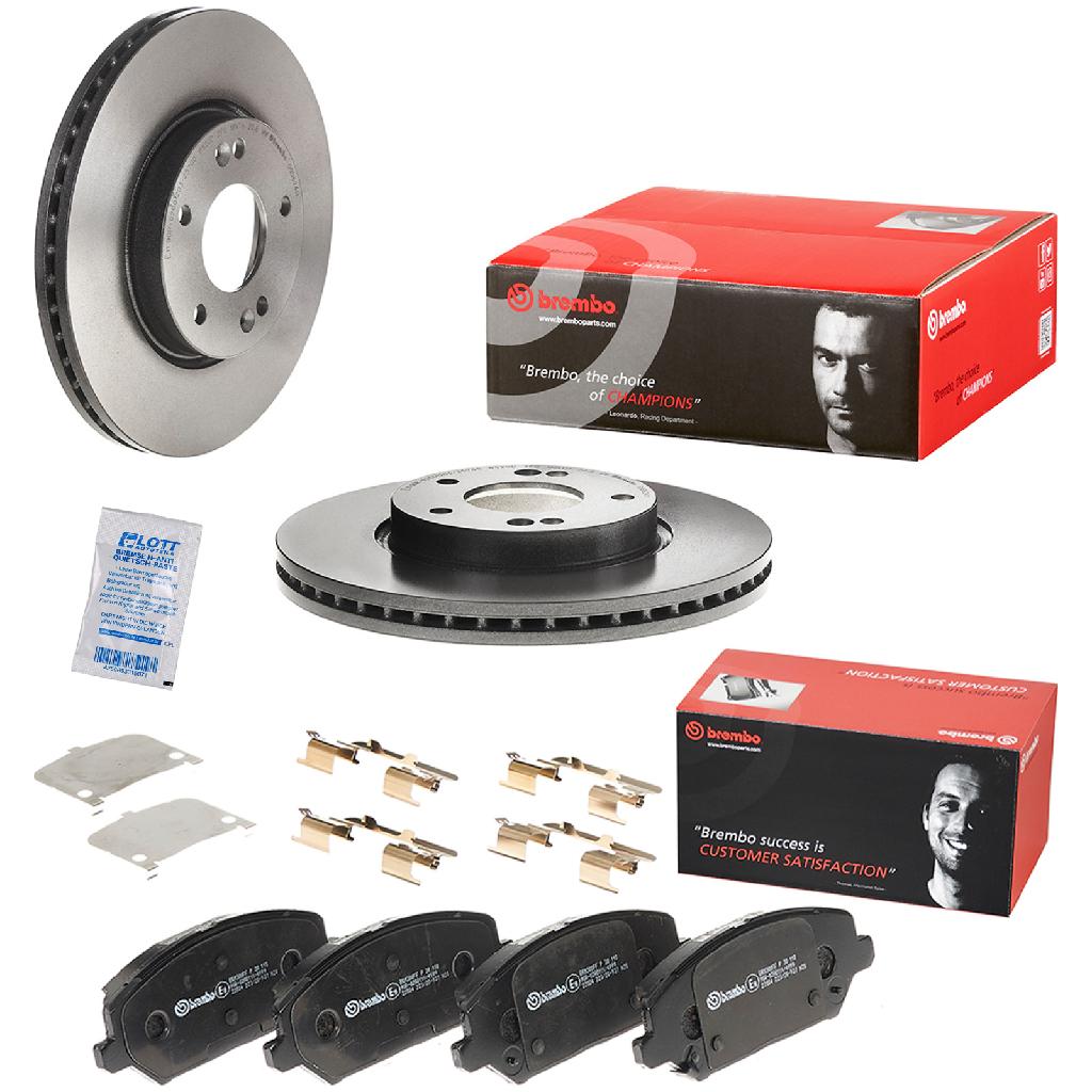 BREMBO Bremsscheibe 09.D624.11 + Bremsbelagsatz, Scheibenbremse P 30 110