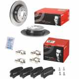 BREMBO Bremsscheibe 08.B804.11 + Bremsbelagsatz, Scheibenbremse P 24 078