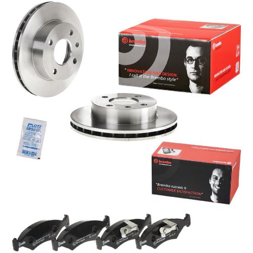 BREMBO Bremsbelagsatz, Scheibenbremse P 24 043 + Bremsscheibe 09.4914.34 Bild BREMBO Bremsbelagsatz, Scheibenbremse P 24 043 + Bremsscheibe 09.4914.34