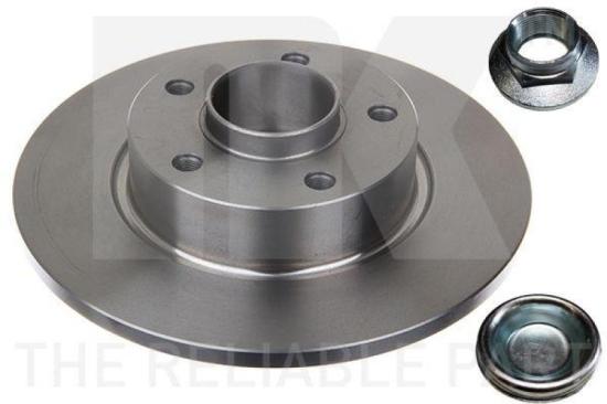 NK Bremsbelagsatz, Scheibenbremse 223627 + Bremsscheibe 203658 Bild NK Bremsbelagsatz, Scheibenbremse 223627 + Bremsscheibe 203658