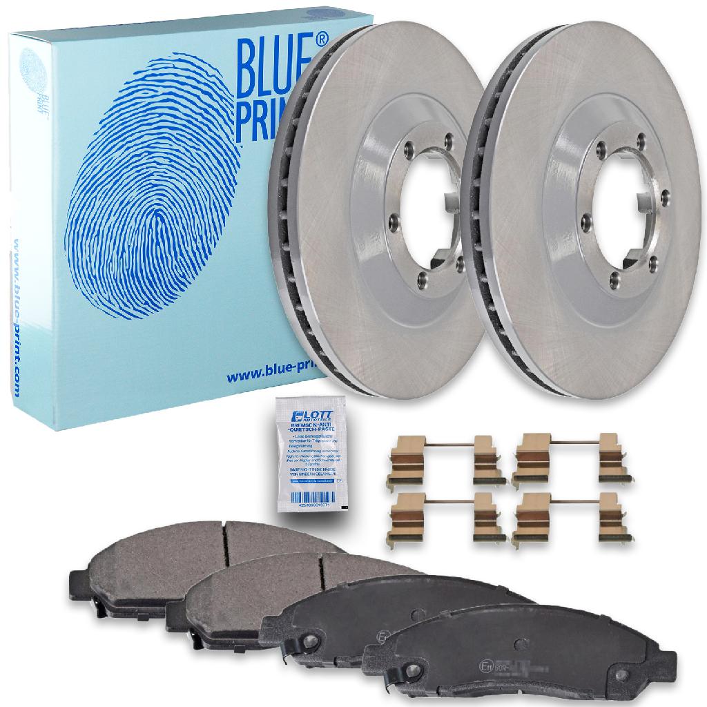 BLUE PRINT Bremsscheibe ADZ94331 + Bremsbelagsatz, Scheibenbremse ADZ94229