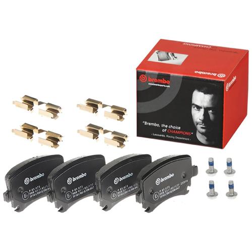 BREMBO Bremsscheibe 08.8843.2X + Bremsbelagsatz, Scheibenbremse P 85 073 Bild BREMBO Bremsscheibe 08.8843.2X + Bremsbelagsatz, Scheibenbremse P 85 073
