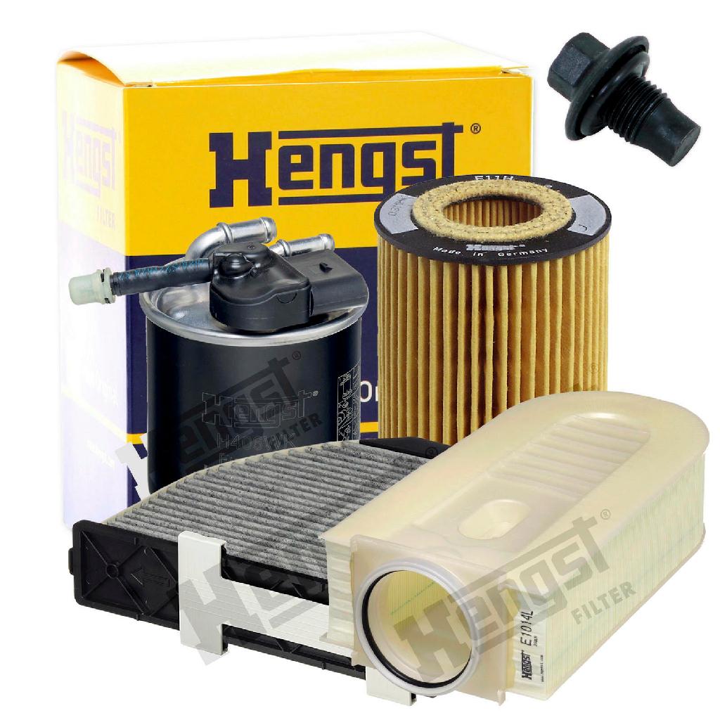 Ölfilter + Luftfilter + Innenraumfilter + Kraftstofffilter + Schraube