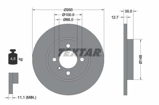 TEXTAR Bremsscheibe 92026400 + Bremsbelagsatz, Scheibenbremse 2117302 BREMBO Warnkontakt, Bremsbelagverschleiß A 00 216 Bild TEXTAR Bremsscheibe 92026400 + Bremsbelagsatz, Scheibenbremse 2117302 BREMBO Warnkontakt, Bremsbelagverschleiß A 00 216
