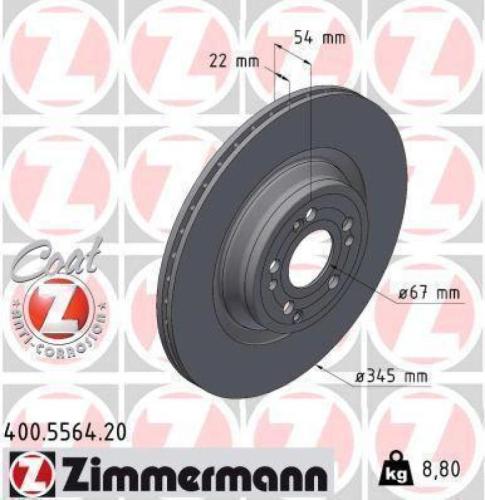 ATE Warnkontakt, Bremsbelagverschleiß 24.8190-0067.2 ZIMMERMANN Bremsscheibe 400.5564.20 + Bremsbelagsatz, Scheibenbremse 22723.190.3 Bild ATE Warnkontakt, Bremsbelagverschleiß 24.8190-0067.2 ZIMMERMANN Bremsscheibe 400.5564.20 + Bremsbelagsatz, Scheibenbremse 22723.190.3