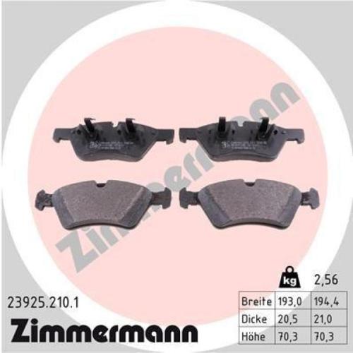 ZIMMERMANN BREMSEN SET Bild ZIMMERMANN BREMSEN SET