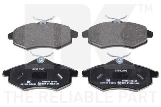 NK Bremsscheibe 201925 + Bremsbelagsatz, Scheibenbremse 221950 Bild NK Bremsscheibe 201925 + Bremsbelagsatz, Scheibenbremse 221950