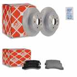 FEBI BILSTEIN Bremsbelagsatz, Scheibenbremse 16743 + Bremsscheibe 170783