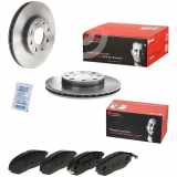 BREMBO Bremsbelagsatz, Scheibenbremse P 10 054 + Bremsscheibe 09.3090.21