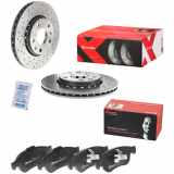 BREMBO Bremsscheibe 09.A727.1X + Bremsbelagsatz, Scheibenbremse P 68 050