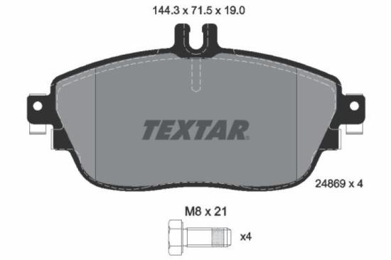 TEXTAR Bremsscheibe 92257505 + Bremsscheibe 92254903 + Warnkontakt, Bremsbelagverschleiß 98048700 + Bremsbelagsatz, Scheibenbremse 2486901 + Bremsbelagsatz, Scheibenbremse 2484801 Bild TEXTAR Bremsscheibe 92257505 + Bremsscheibe 92254903 + Warnkontakt, Bremsbelagverschleiß 98048700 + Bremsbelagsatz, Scheibenbremse 2486901 + Bremsbelagsatz, Scheibenbremse 2484801