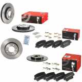 BREMBO Bremsbelagsatz, Scheibenbremse P 30 109 + Bremsscheibe 09.D624.11 + Bremsscheibe 08.D627.11 + Bremsbelagsatz, Scheibenbremse P 30 110