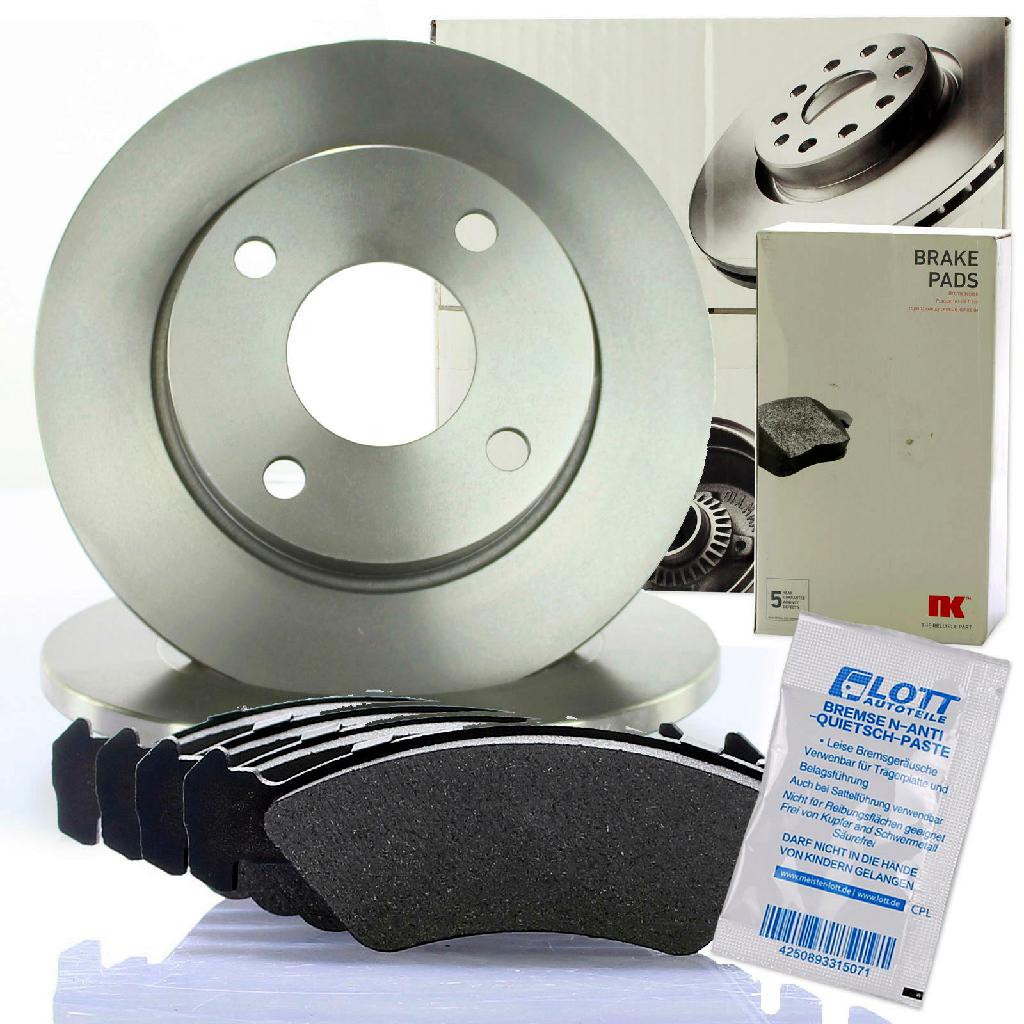 NK Bremsbelagsatz, Scheibenbremse 222535 + Bremsscheibe 202543