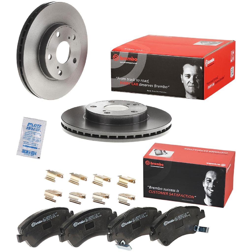 BREMBO Bremsscheibe 09.A865.11 + Bremsbelagsatz, Scheibenbremse P 83 079