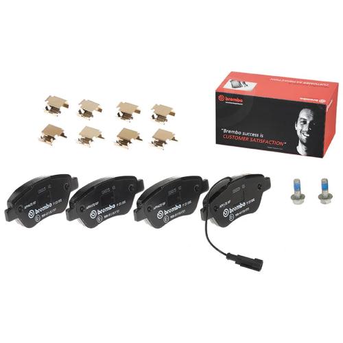 BREMBO Bremsscheibe 09.5843.11 + Bremsbelagsatz, Scheibenbremse P 23 085 Bild BREMBO Bremsscheibe 09.5843.11 + Bremsbelagsatz, Scheibenbremse P 23 085