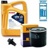 MAPCO Verschlussschraube, Ölwanne 95949 ROWE Motoröl 20058-0050-99 HENGST FILTER Ölfilter H90W26