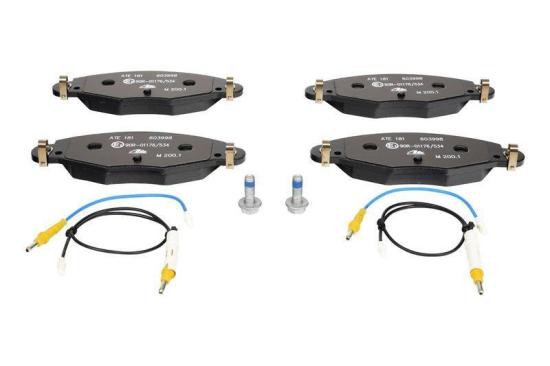 ATE Bremsscheibe 24.0128-0128.1 + Bremsbelagsatz, Scheibenbremse 13.0460-3998.2 Bild ATE Bremsscheibe 24.0128-0128.1 + Bremsbelagsatz, Scheibenbremse 13.0460-3998.2