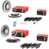 BREMBO Bremsscheibe 09.C306.11 + Bremsbelagsatz, Scheibenbremse P 85 124 + Bremsscheibe 08.C501.11 + Bremsbelagsatz, Scheibenbremse P 85 144