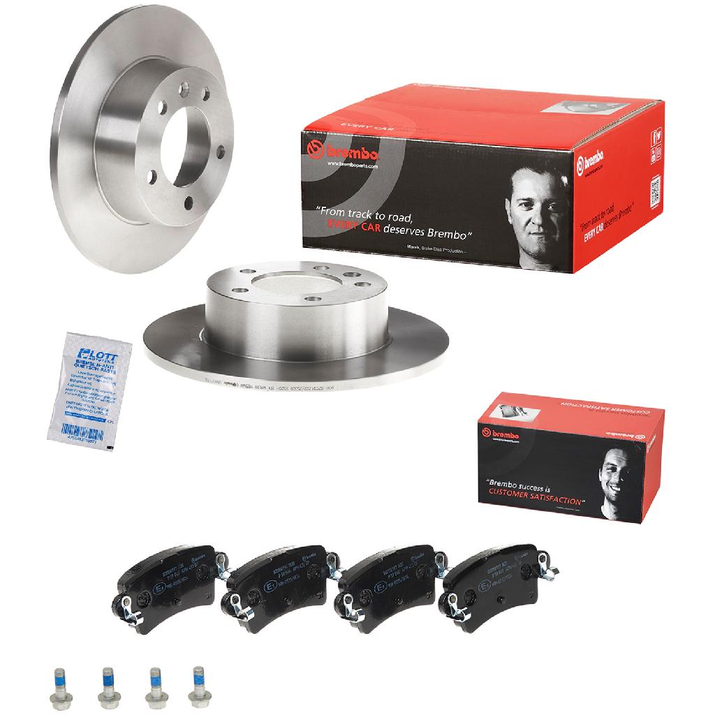 BREMBO Bremsscheibe 08.9371.10 + Bremsbelagsatz, Scheibenbremse P 59 040