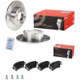 BREMBO Bremsscheibe 08.9371.10 + Bremsbelagsatz, Scheibenbremse P 59 040