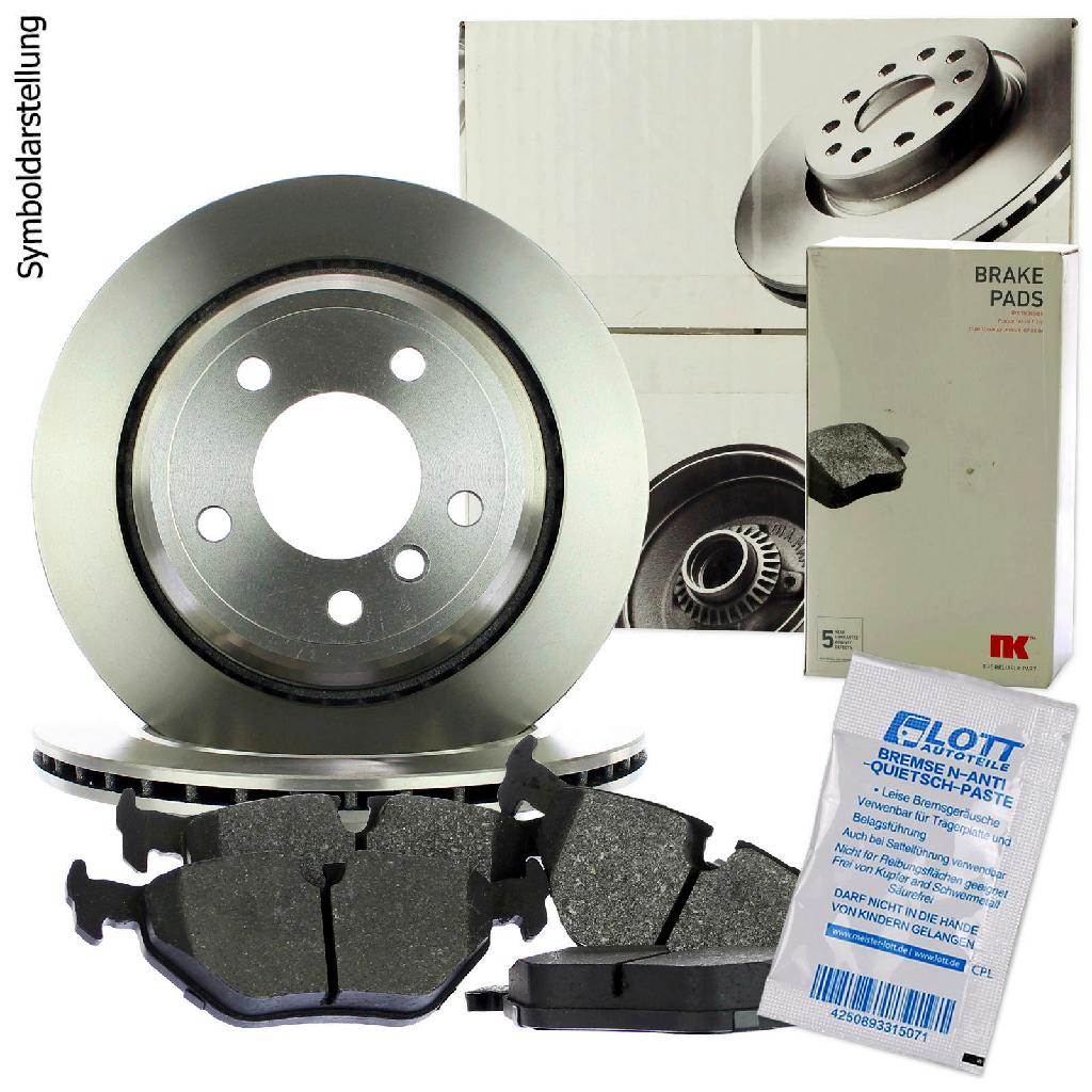 NK Bremsbackensatz, Feststellbremse 2715638 + Zubehörsatz, Feststellbremsbacken 7915621 + Bremsscheibe 201539 + Bremsbelagsatz, Scheibenbremse 221520