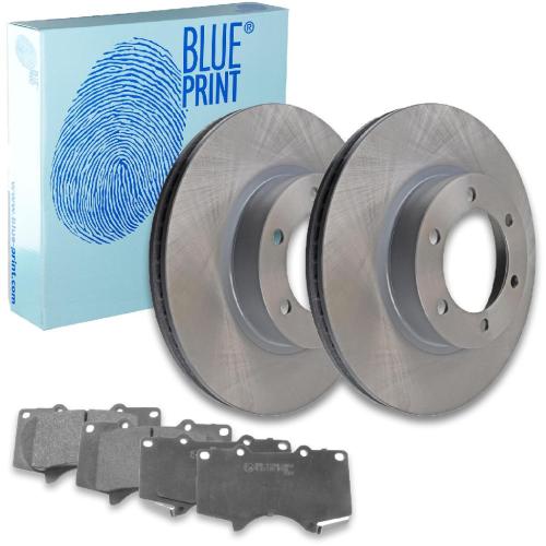 BLUE PRINT Bremsscheibe ADT343161 + Bremsbelagsatz, Scheibenbremse ADT342142 Bild BLUE PRINT Bremsscheibe ADT343161 + Bremsbelagsatz, Scheibenbremse ADT342142