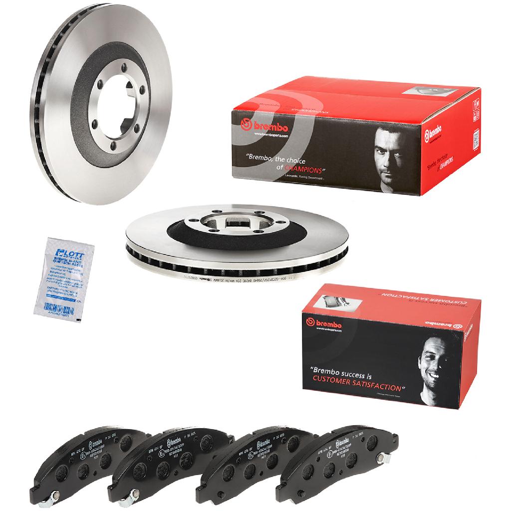 BREMBO Bremsscheibe 09.B267.10 + Bremsbelagsatz, Scheibenbremse P 34 005