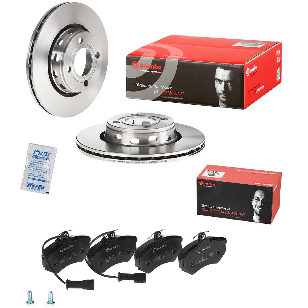 BREMBO Bremsscheibe 09.7821.10 + Bremsbelagsatz, Scheibenbremse P 85 016