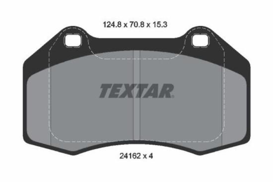 TEXTAR Bremsbelagsatz, Scheibenbremse 2416201 + Bremsscheibe 92167703 Bild TEXTAR Bremsbelagsatz, Scheibenbremse 2416201 + Bremsscheibe 92167703