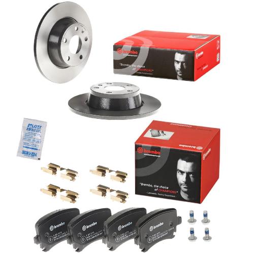 BREMBO Bremsscheibe 08.9769.11 + Bremsbelagsatz, Scheibenbremse P 85 073 Bild BREMBO Bremsscheibe 08.9769.11 + Bremsbelagsatz, Scheibenbremse P 85 073