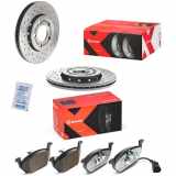 BREMBO Bremsscheibe 09.7011.1X + Bremsbelagsatz, Scheibenbremse P 85 072X