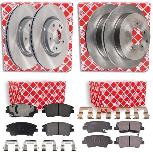 FEBI BILSTEIN Bremsbelagsatz, Scheibenbremse 177321 + Bremsbelagsatz, Scheibenbremse 116301 + Bremsscheibe 108575 + Bremsscheibe 108675 Bild FEBI BILSTEIN Bremsbelagsatz, Scheibenbremse 177321 + Bremsbelagsatz, Scheibenbremse 116301 + Bremsscheibe 108575 + Bremsscheibe 108675