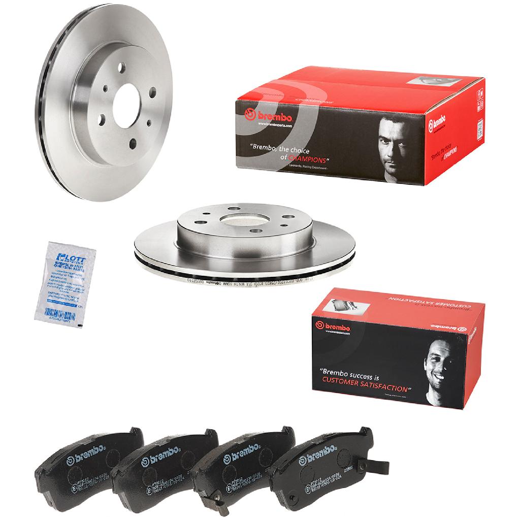 BREMBO Bremsscheibe 09.B523.10 + Bremsbelagsatz, Scheibenbremse P 79 012