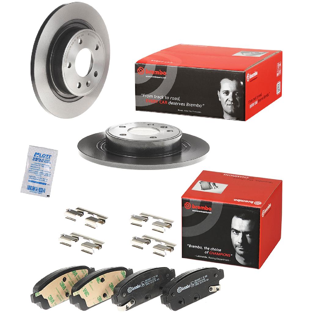 BREMBO Bremsscheibe 08.B351.11 + Bremsbelagsatz, Scheibenbremse P 59 080